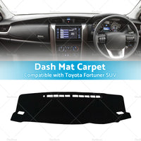 Dash Mat Suitable For Toyota Fortuner 2015-2021 SUV Dashboard Cover Non-slip