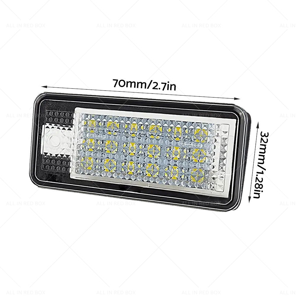 Suitable For Audi A3 A4 S4 B6 B7 LED License Number Plate Light Error Free Units