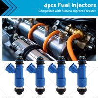 4PCS 565cc Fuel Injector Suitable For Subaru Impreza Forester Legacy 16611-AA720