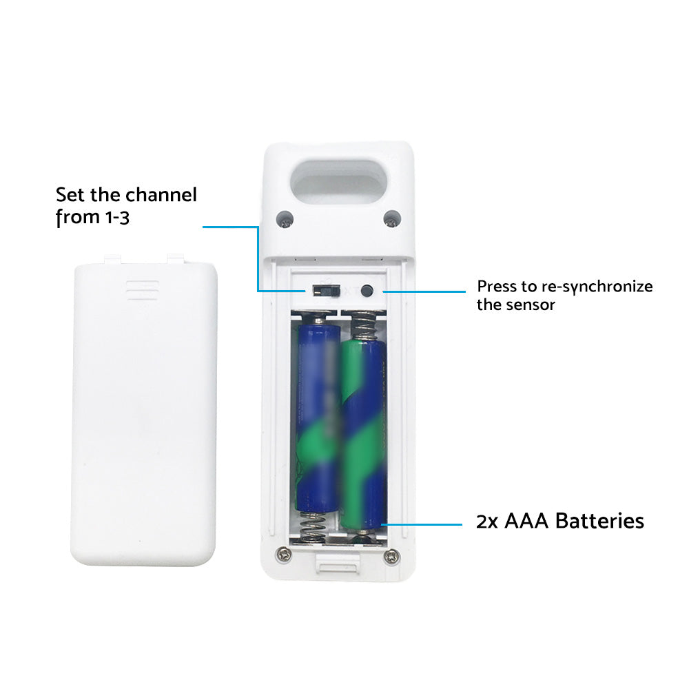 Wireless Weather Station Thermometer Digital Temperature Humidity Monitor Home