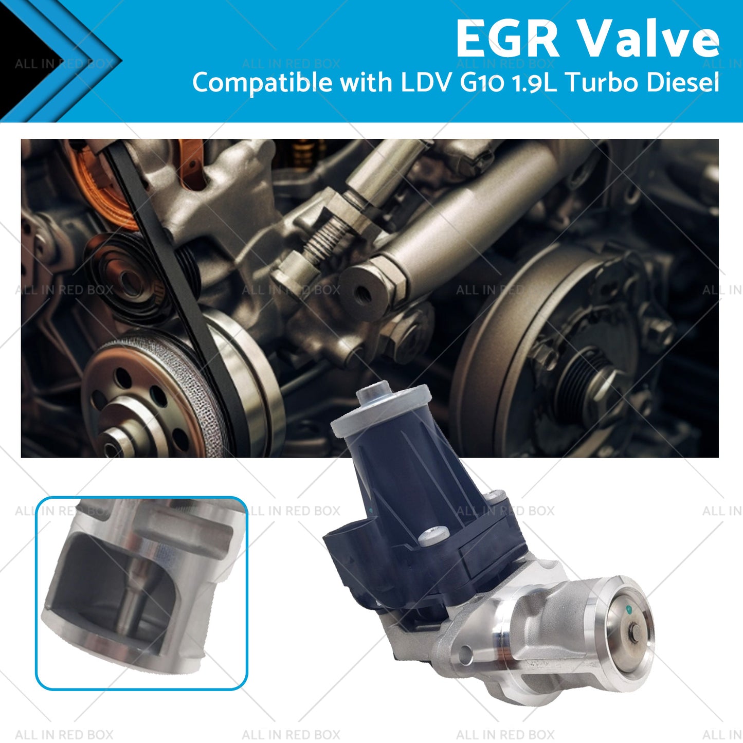 Suitable for LDV G10 1. 9L Turbo Diesel 16-22 EGR Valve SV7A SV7C 1207101-ED01B