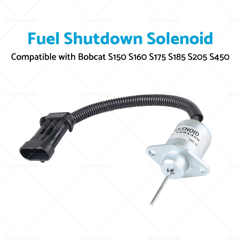 Fuel Shut Off Solenoid Valve Shutdown 6691498 1G925-60011 Suitable for Bobcat