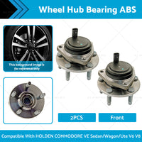 2PCS Front Wheel Hubs Bearing ABS Suitable For Holden Commodore VE V6 V8