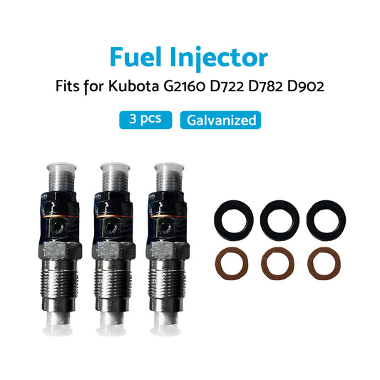 3x Fuel Injectors Suitable For Kubota BX1860, BX1880 & BX2360 D722, D782, D902 16871-53000
