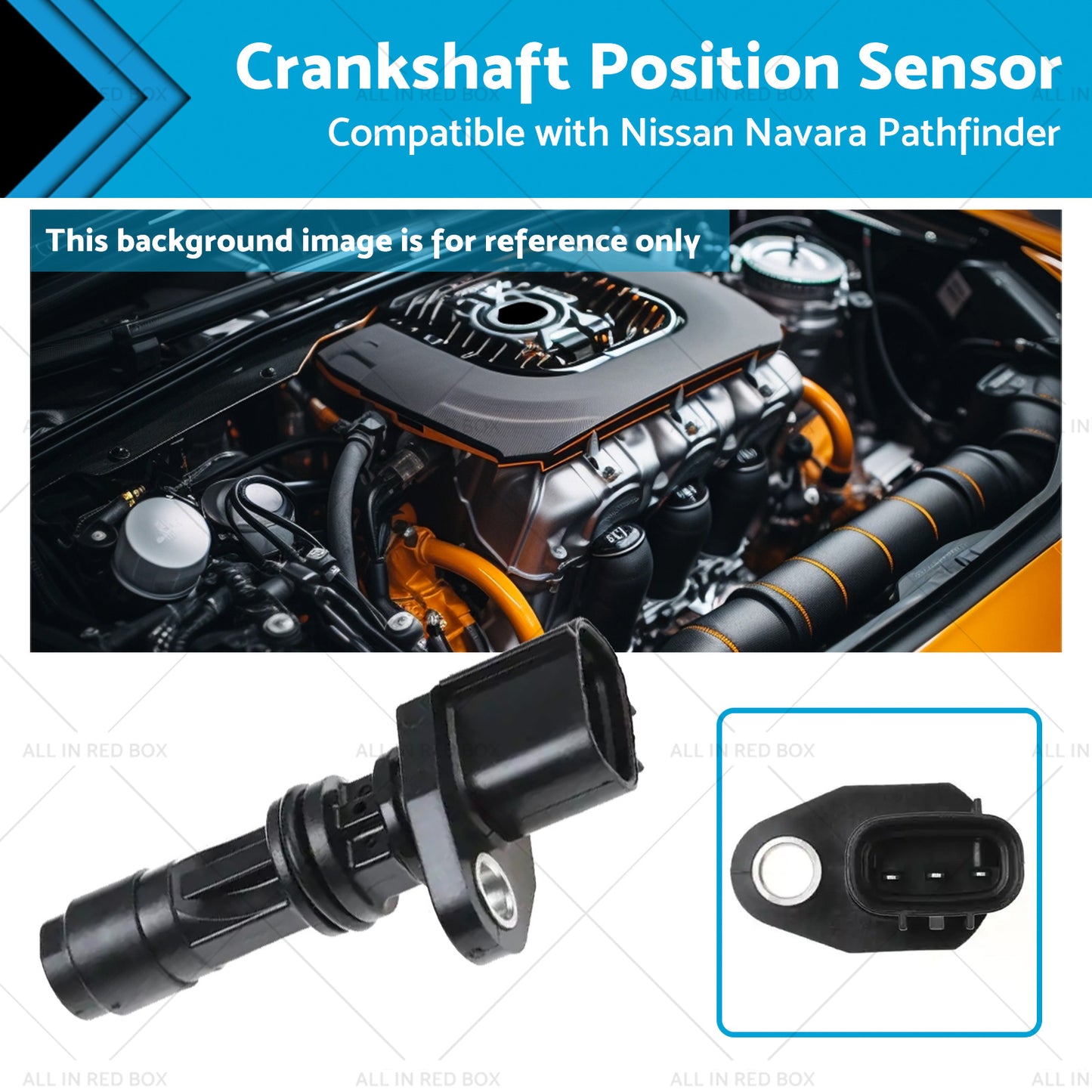Crankshaft Position Sensor Suitable For Nissan Navara D40 Pathfinder R51 2. 5L