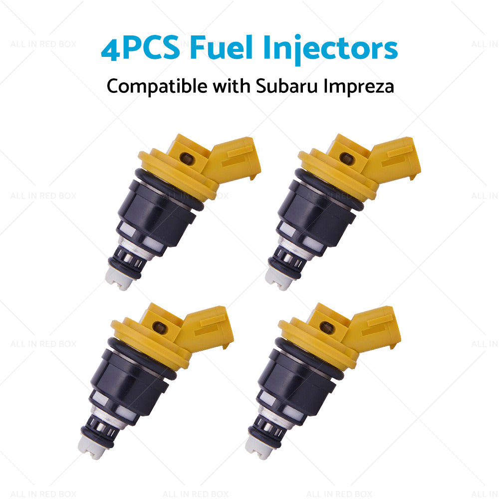 4PCS Fuel Injectors 16600-AA170 Suitable For Subaru Impreza WRX STI 2. 5 05-11