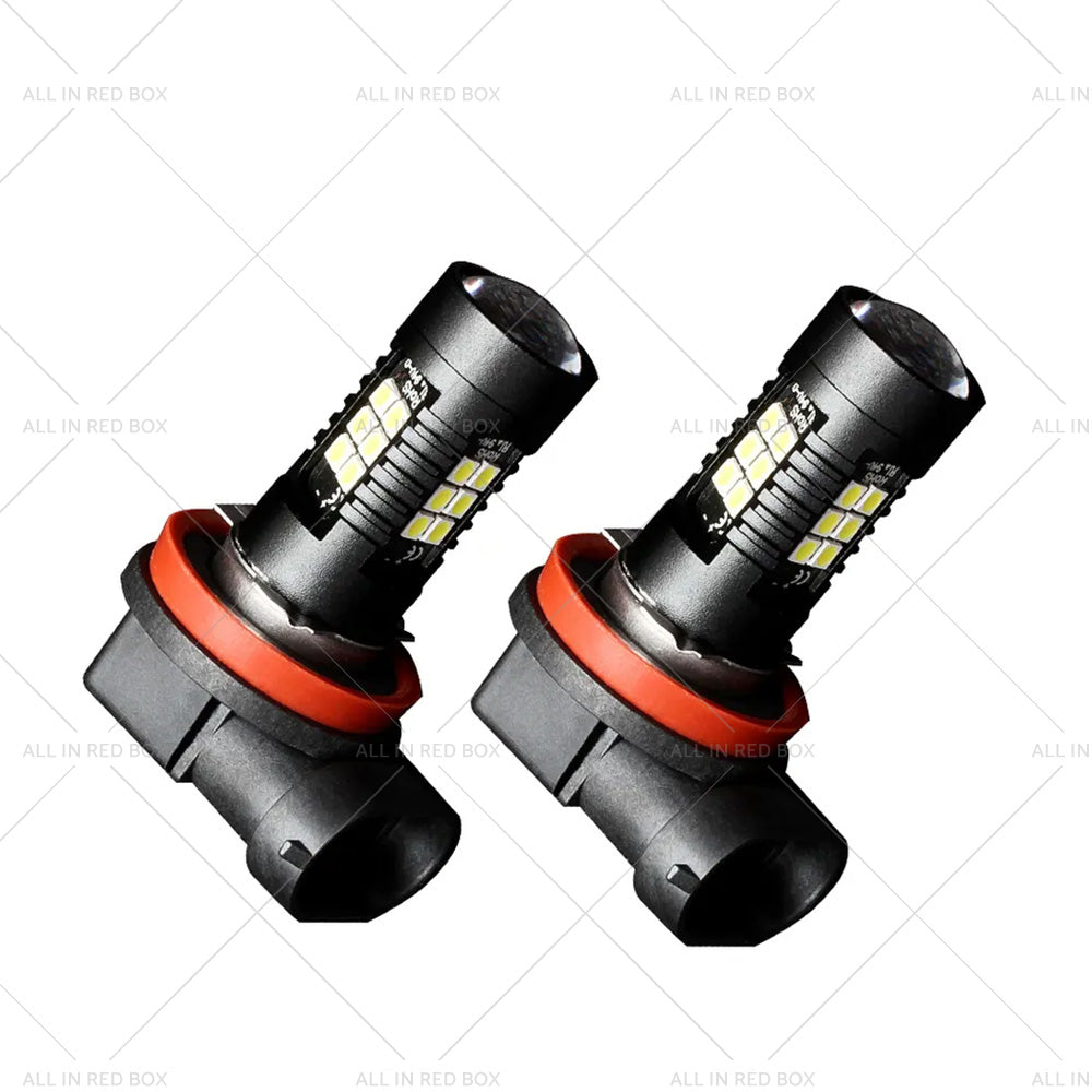 2PCS 9006 HB4 LED Fog Light 6000K White 3030 21 SMD Car Driving DRL Light Bulbs