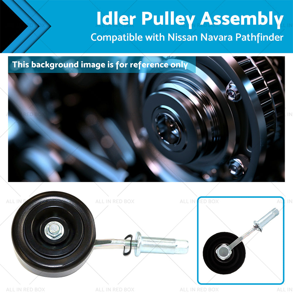 Belt Tensioner Idler Pulley Assembly for Nissan Navara D40 YD25 Pathfinder R51