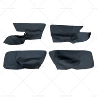 4PCS Black Leather LH RH Door Armrest Panel Cover Suitable For VW Jetta Golf MK5