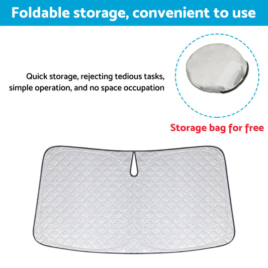 6-Layer Windscreen Sun Shade Suitable For Isuzu D-MAX 2020-2024 UV Protection