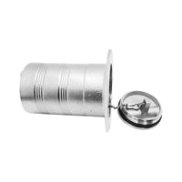 1. 5 inch  Fuel Deck Fill Keyless Polished Fuel Filler Stainless Steel For Marine Boat