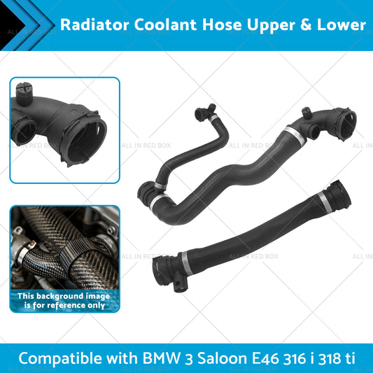 Upper  and  Lower Radiator Coolant Hose Suitable for BMW 3 Saloon E46 316 i 318 ti