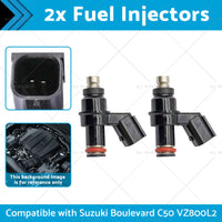 2x Fuel Injectors Suitable for Suzuki Boulevard C50 VZ800L2 2012 15710-26GA0