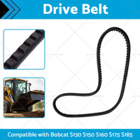 7100104 Alternator Drive Belt For Bobcat S130 S150 S160 S175 S185 S205 S450 S510