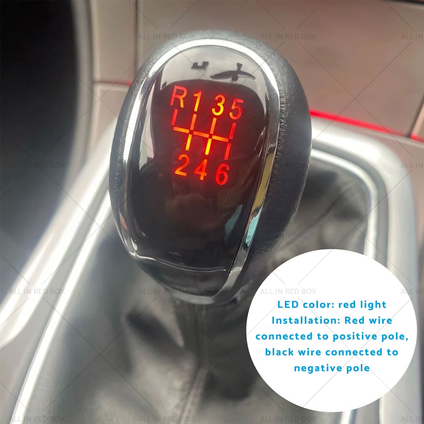Manual Gear Shift Knob 6 Speed Suitable For Holden Captiva 5 Series 2011-2015