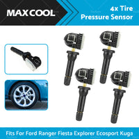 4x Tire Pressure Sensor Fits For Ford Ranger Fiesta Ecosport EV6T-1A180-DC