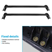 Pair Suitable For Honda CRV 2002-2006 Cross Bar Roof Rack Black