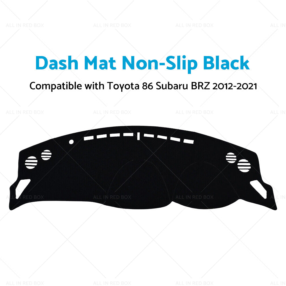 Dash Mat Dashmat Cover Suitable For Toyota 86 Subaru BRZ 2012-2021 Dashboard Pad