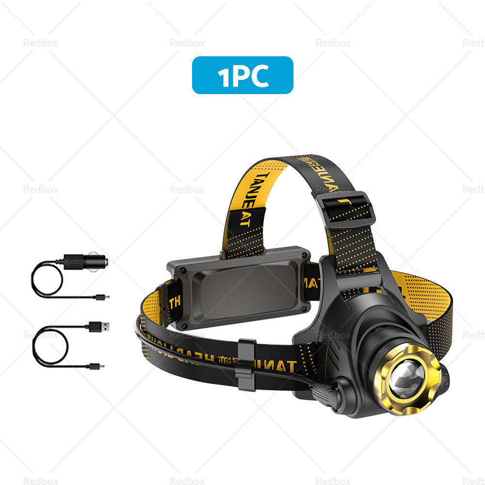 12000000lm USB Rechargeable Headlight Head Torch Lamp Flashlight LED Headlamp