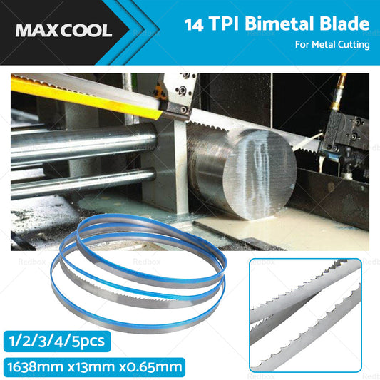 BI METAL BIMETAL BAND SAW BANDSAW BLADE 1638mm x13mm x 14 TPI FOR METAL CUTTING