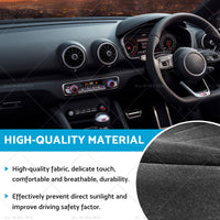 Dash Mat Non-Slip Suitablefor Audi A3 S3 RS3 8V Series 2013-2018 Dashboard Cover