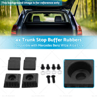 4x Trunk Stop Buffer Rubbers Suitablefor Mercedes Benz W124 A124 C124 1247580044