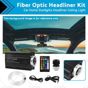 compare product 500PCS LED Fiber Optic Kit Car Home Starlights Headliner Ceiling Light w or Remote