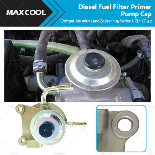 Diesel Fuel Filter Primer Pump Cap Suitable For LandCruiser 105 Series HZJ 1HZ