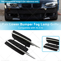 51117159594 51117159593 Lower Bumper Fog Lamp Grille Suitable for X5 E70 07-10