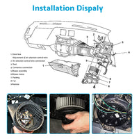 Blower Fan Motor Heater Fan Fits For Mitsubishi Triton ML MN 06-15 Blower Motor