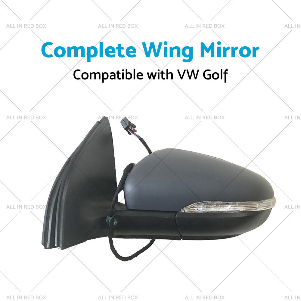 NEW LH Door Mirror Suitable for VW Golf MK6 2009-2012 Left Passenger Side