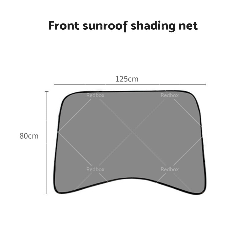 Front Rear Port Sunroof Sun Shades Roof Film Protection for Tesla Model 3 17-21