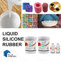 SH25 Liquid Silicone Rubber Mould Making Kit 100 3 Mix - 1Kg 2Kg 5Kg 10Kg Blue