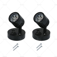 2 Pack 12V LED Interior Spot Reading Light Wall Lamp Switch For Caravan Camper