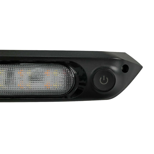 287MM DUAL LED BUG LIGHT 12/24V AWNING LIGHT AMBER/WHITE LIGHTS W/ SWITCH