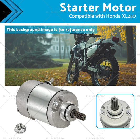 Starter Motor Suitable for Honda XL250 XR250 31200-KW3-018 31200-KBR-008 91-09