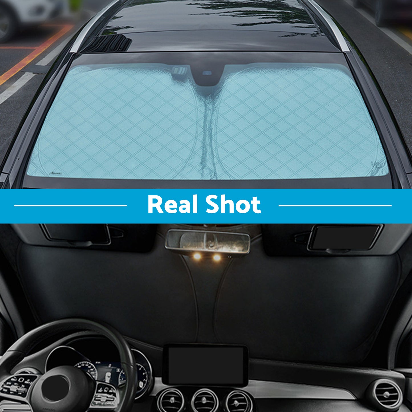 6 Layer Thick WindScreen SunShade Suitable For VOLVO S60 2018-2025 UV Protection
