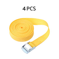 2/4pcs Metal Buckle Cam Tie Down Strap Heavy Lugga Cargo Ratchet Lashing Rope 2M