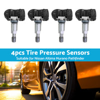 40700-3JA0B 4PCS Tire Pressure Sensor Suitable For Nissan Altima Pathfinder