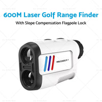 600M Laser Golf Range Finder with Slope Compensation Flagpole Lock