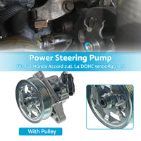{{ Power Steering Pump w Pulley Suitable for Honda Accord 2. 4L L4 DOHC 08-12 56100R40305 }} - Buy Car Parts Online at {{ Kaka Auto Parts }}.