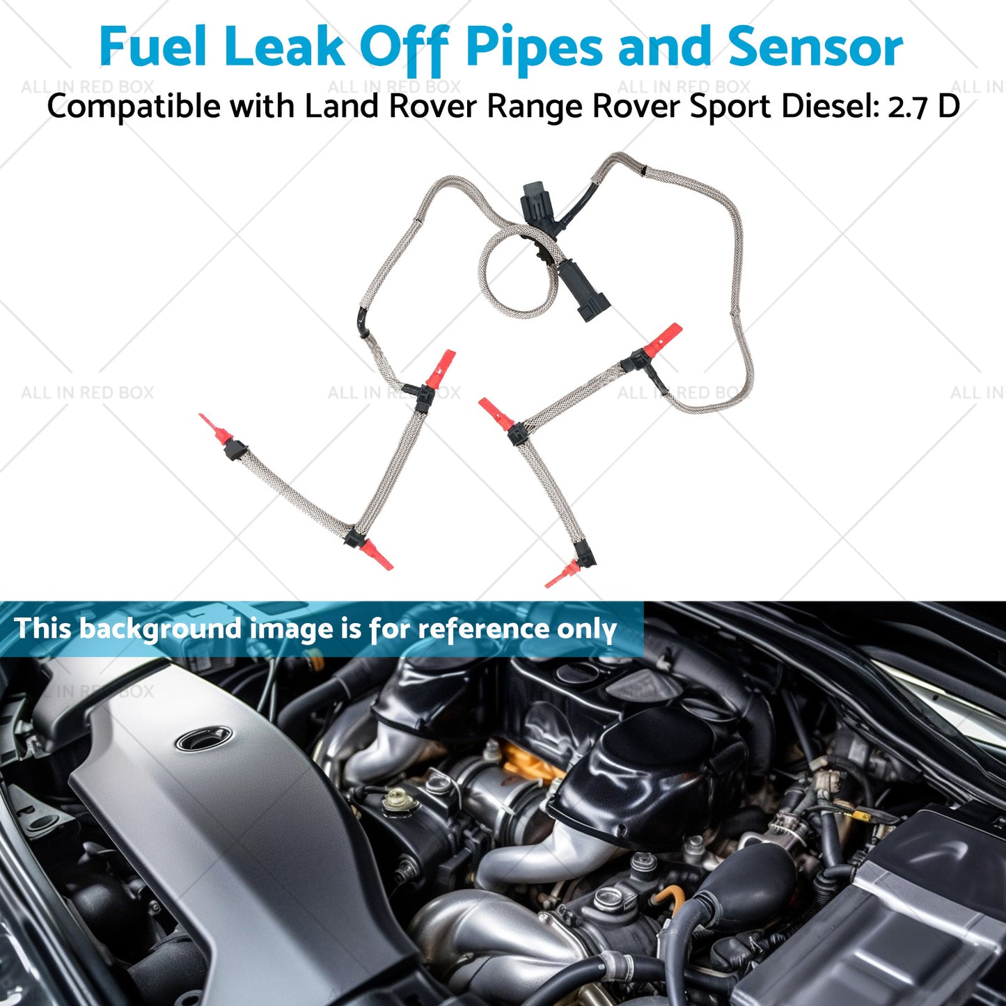 Fuel Leak Off Pipes and Sensor Suitable for Rover Range Rover Sport 2. 7 D 2. 7 TD