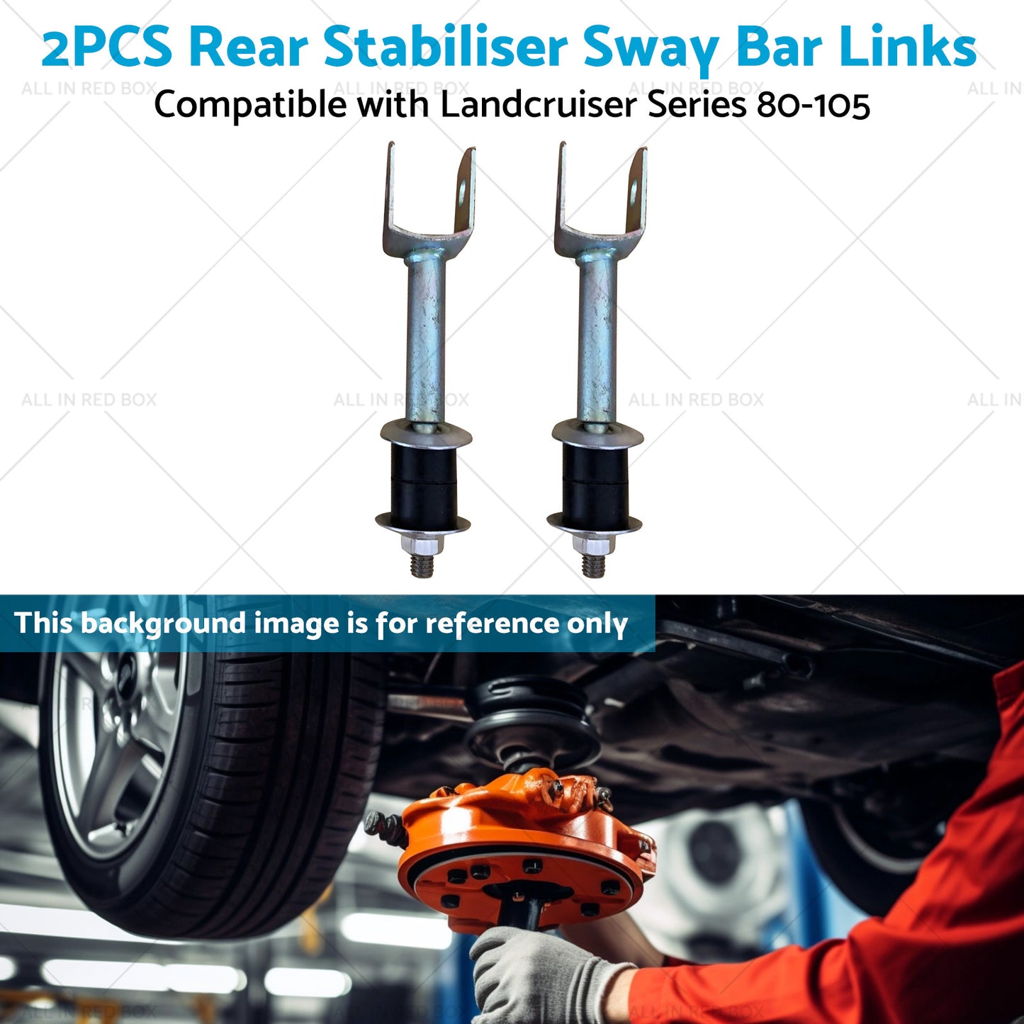 Pair Rear Stabiliser Sway Bar Links Suitable for Landcruiser Series 80-105