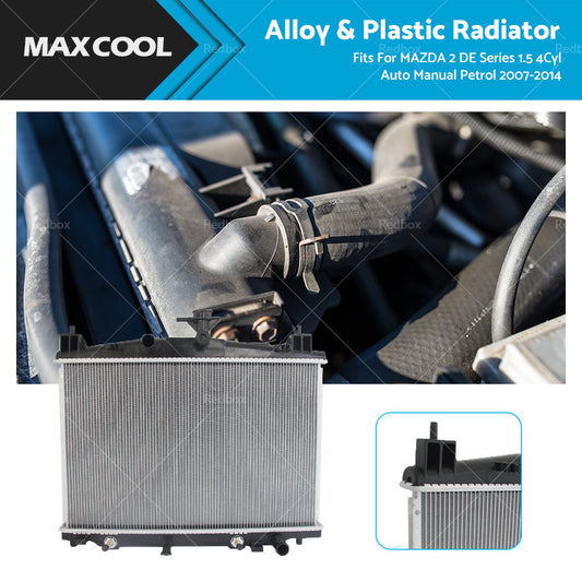 RADIATOR for MAZDA 2 DE Series 1.5 4Cyl Auto Manual Petrol 2007-2014