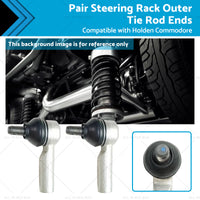 Pair Steering Rack Outer Tie Rod Ends Suitable for 05-15 Toyota Hilux KUN26