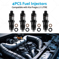 4PCS Diesel Fuel Injectors Suitable For Kia Pregio 2. 7L 105078-0140