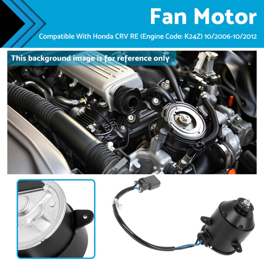 {{ Radiator Thermo Cooling Fan Motor Suitable for Honda CR-V CRV RE 2006-2012 }} - Buy Car Parts Online at {{ Kaka Auto Parts }}.