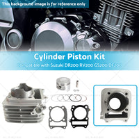 Cylinder Piston 66mm Suitable Suzuki DR200 RV200 GS200 DF200 SP200 Top End Kit