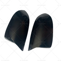 2x Black Rear Mirror Cover Caps Suitable For BMW X3 X4 X5 X6 G01 G02 G05 G06