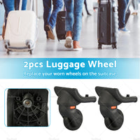 2PCS W073 360¡ã Spare Swivel Suitcase Repairment Wheel Replacement Luggage Wheel